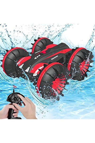 Arabest سيارة تحكم عن بعد، مركبات برمائية مقاومة للماء، سيارة تحكم عن بعد للأطفال من سن 6 إلى 12 عامًا، مسبح، بحيرة، خارجي