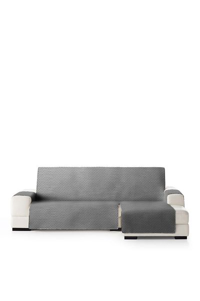 EYSA CONFECTIONES Quilted right corner cover Extra 290cm, Oslo, C/6 grey