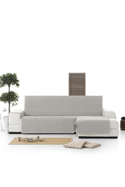 EYSA CONFECTIONES Practical right corner jacquard cover 290cm, Extra, MID, C56 Grey