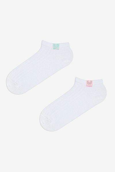 Penti Neon Bear Patch 2 Pack Booties Socks