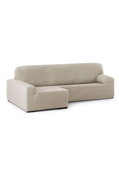 EYSA CONFECTIONES Jacquard left corner elastic cover, long arm, Iria, C/0 Beige