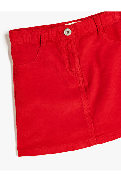 Koton Bársony miniszoknya alap pamut