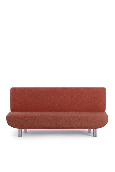 EYSA CONFECTIONES Elastic cover for 3-seater sofa without arms, Troya, C/9 Brick