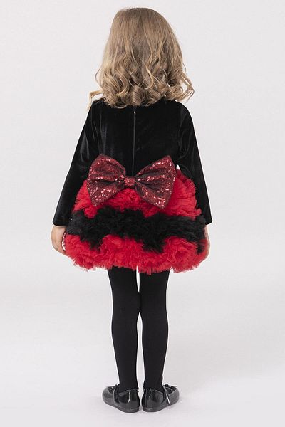 Pamina Girl's Party Dress Red