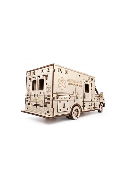 EWA 3d Puzzle, Ambulance, , Wood, 386 Pieces