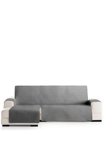 EYSA CONFECTIONES Practical quilted left corner cover 240cm, Oslo, C/06 Grey