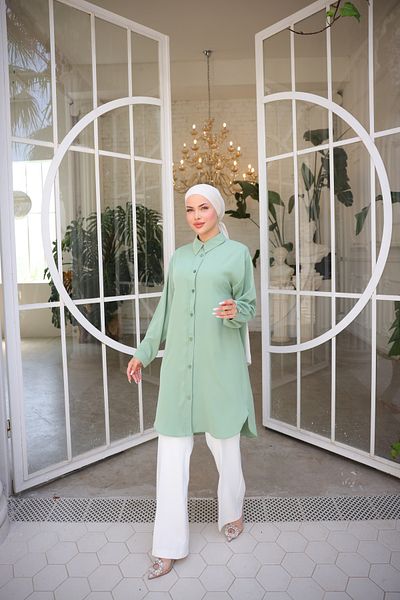 Zaure Hijab Women's Dubai Silk Shirt