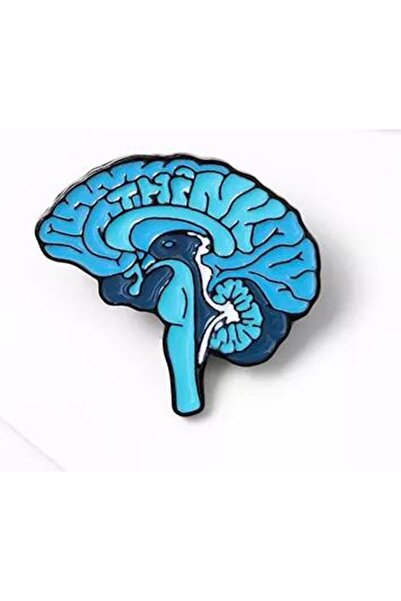 Prof Broş Medikal Aksesuar Beyin Düşünme Broş 0045