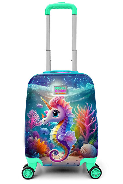 ELATAE 4 Tekerlekli Policarbon Kırılmaz Çocuk Valizi