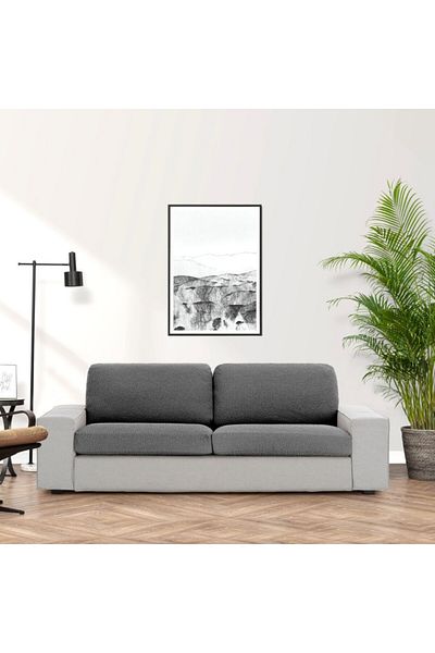 EYSA CONFECTIONES Modular bi-elastic cover, Premium ROC, C/16, Anthracite Grey XL