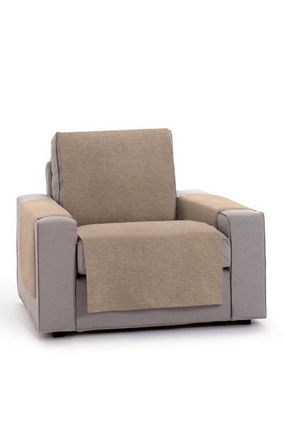 EYSA CONFECTIONES Practical armchair cover, Valeria, C/11 Brown/Grey