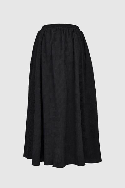 birizmoda Fusta Jacquard -Neagră
