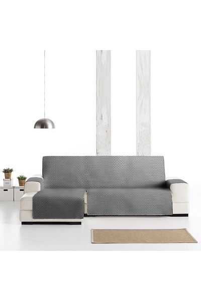 EYSA CONFECTIONES Quilted left corner cover Extra 290cm, Oslo, C/6 grey