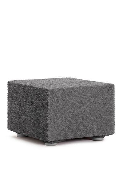 EYSA CONFECTIONES Bielastic PUF cover 60x60cm, Premium ROC, C/16 Anthracite Grey