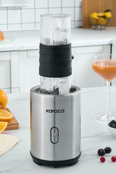 Karaca Smooth and Move Inox 350W Personal Personal Smoothie Blender