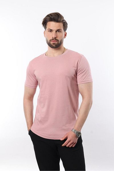 Madmext Ανδρικό T-Shirt σε πούδρα 4951