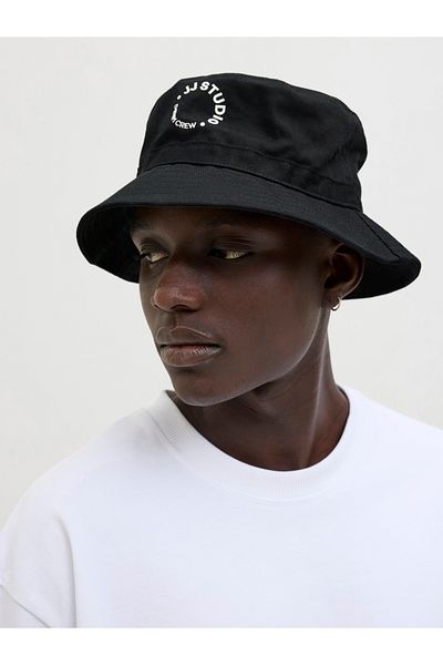 Jack & Jones Logo Print Bucket Hat