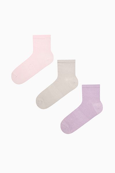 Penti 3 Paar Baumwoll-Viertel-Tennissocken