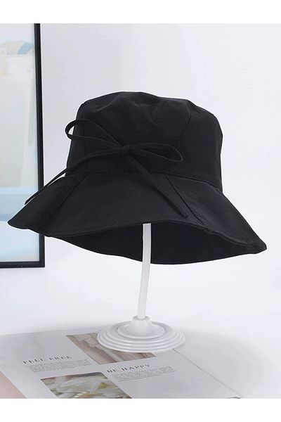 Styli Ribbon Black Bucket Hat