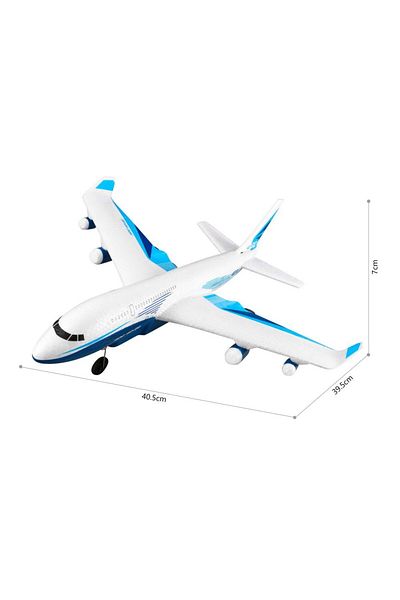 STEM Foam RC Glider Airliner - White