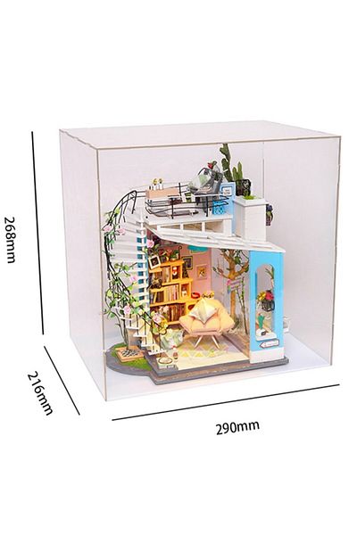Rolife 3D Puzzle Dora's Loft DIY Mini Dollhouse, RoLife, 171 pieces