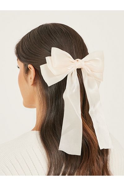 Styli Mesh Ribbon Hair Clip