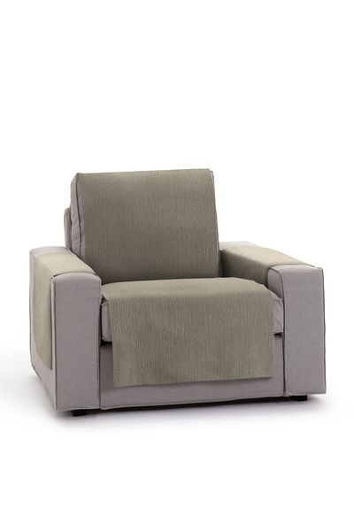 EYSA CONFECTIONES Practical jacquard armchair cover, MID, C11 Brown