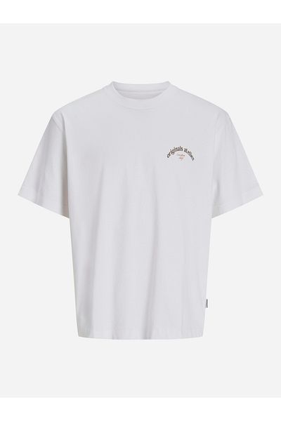 Jack & Jones Slogan Print Crew Neck T-Shirt
