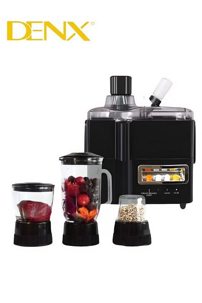 Denx معالج طعام 4 في 1 مع 29 وظيفة (خلاط، مطحنة، معالج طعام، مفرمة) DX2500