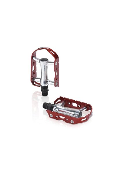 Genel Markalar Pd-m15 Bilyalı Alüminyum Mtb Bisiklet Pedalı Kırmızı