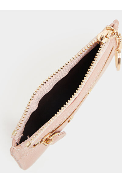 Styli Textured Wallet with Zip Closure