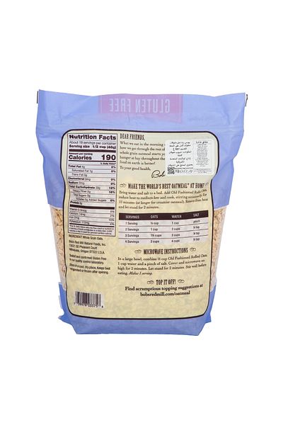 Bob's Red Mill Old Fashioned Rolled Oats 907 g