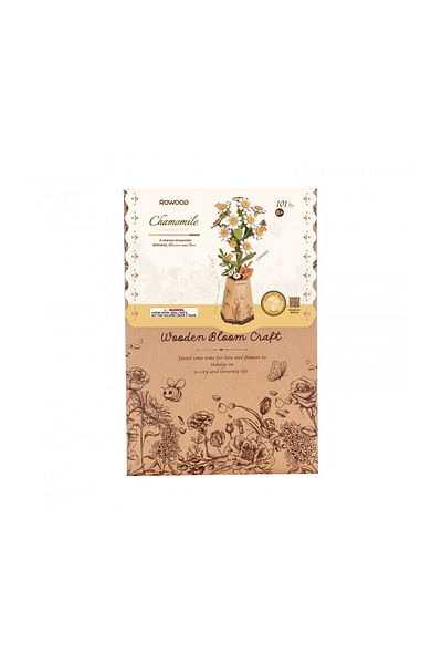 ? The Crowood Press Ltd 3D Puzzle, Chamomile, Rowood, wood, 102 pieces