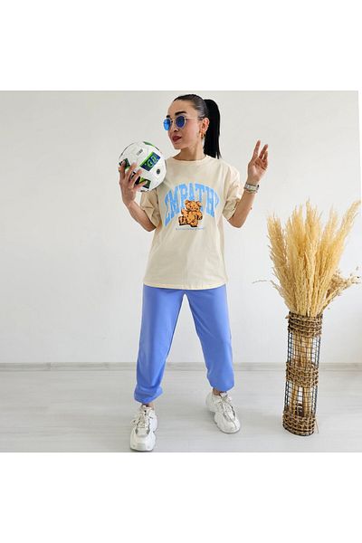 6 butik altı üstü butik Μπλουζάκι με αρκουδάκι με εκτύπωση Empathy
