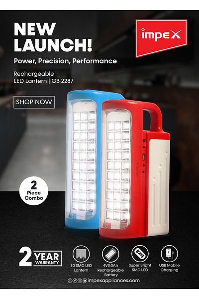 İMPEX Impex Rec. LED Lantern 2 Pcs Combo CB 2287
