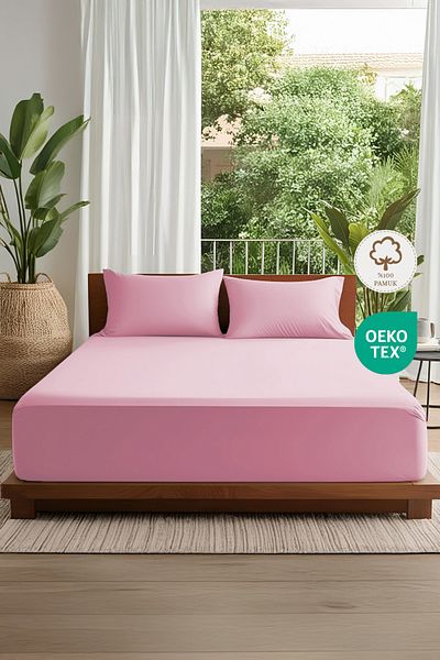 AKN Home Softguard Super Combed Cotton Elastic Sheet
