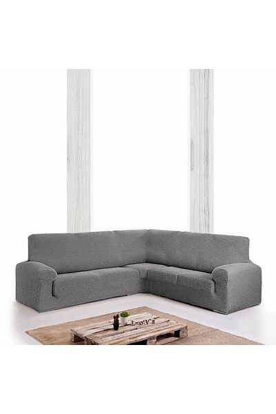 EYSA CONFECTIONES Bi-elastic corner cover 350-450cm, Premium ROC, C/16 Anthracite