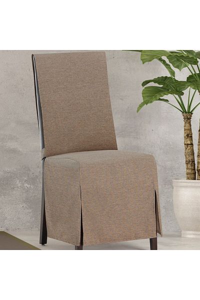 EYSA CONFECTIONES Set of 2 universal seat covers, Valeria, C/11 Brown