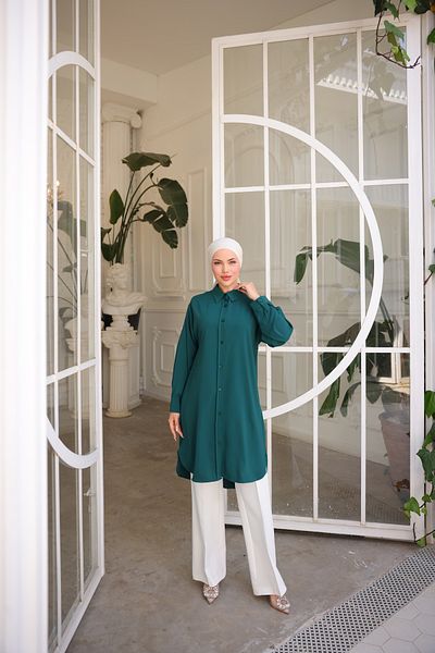Zaure Hijab Women's Dubai Silk Shirt