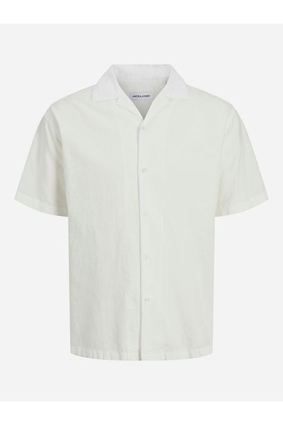 Jack & Jones Solid Resort Collar Regular Fit Shirt