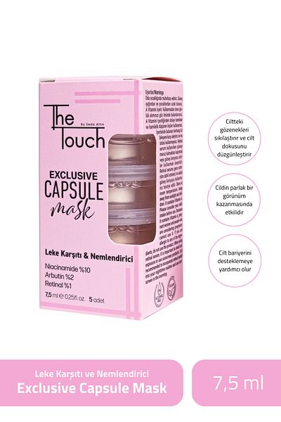 The Touch By Seda Altın Anti-Blemish and Moisturizing Exclusive Capsule Mask 5 Pieces