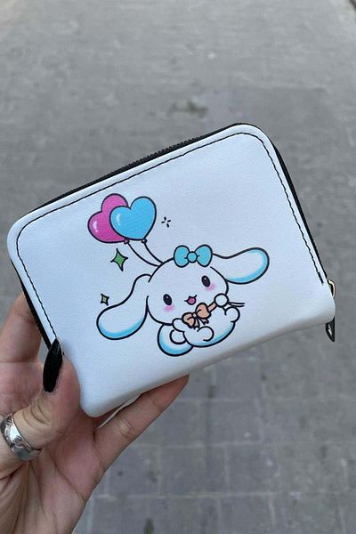Köstebek Anime Sanrio Cinnamoroll Heart Balloon Short Wallet