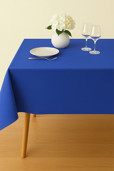 Luvora Home Luna Series Velvet Textured Table Cloth - Parliament