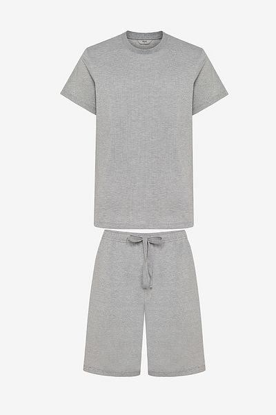 Penti Basic Grey Shorts-Pyjama-Set