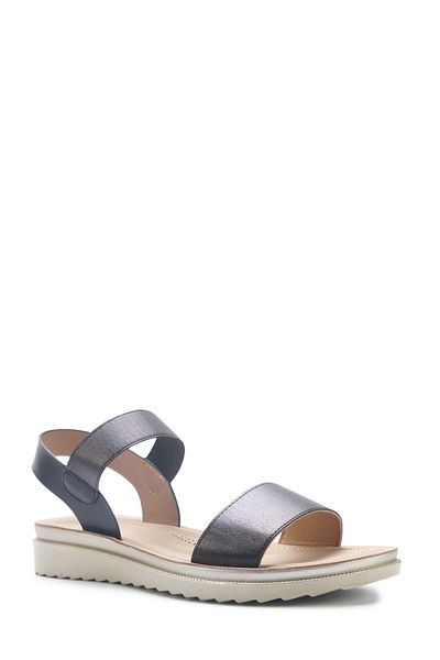 Polaris 166923.Z5Fx Black Women's Comfort Sandals
