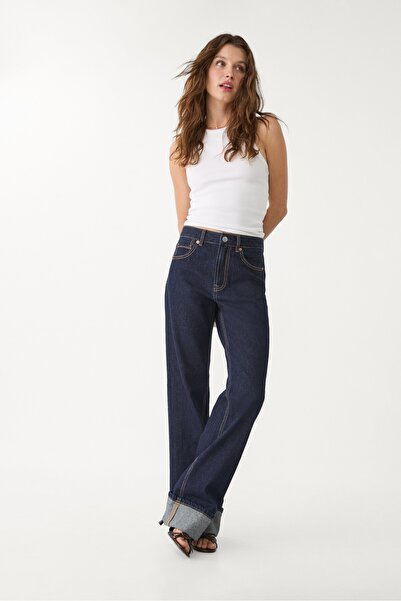 Stradivarius D92 straight wide-leg jeans