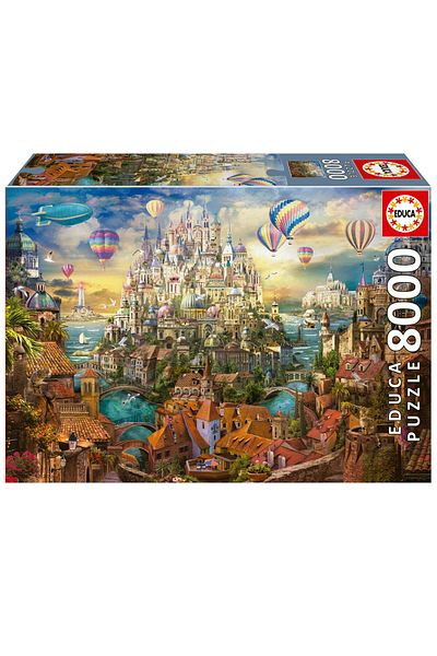 EDUCA 8000 Piece Puzzle - Cityscape,
