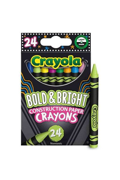 Crayola Construction Paper Crayons 24pc