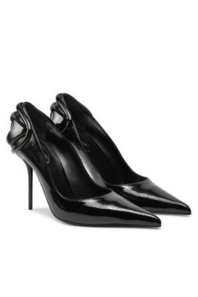 Diesel pantofi cu toc dama Y03426P0691 negru