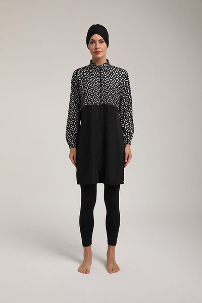 Chelly Γυναικείο μαγιό Hijab με φερμουάρ T 5450